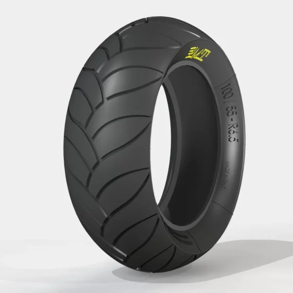 100-55-R6.5 Stradale PMT tyre in black on a white back ground