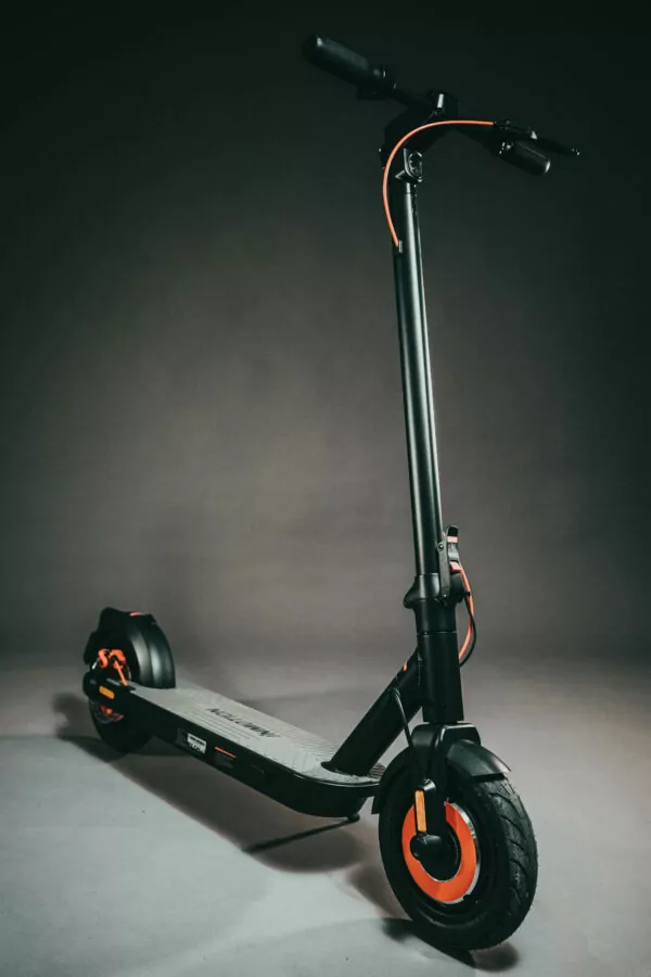 Inmotion Climber Electric Scooter viewed from the front left against a grey background
