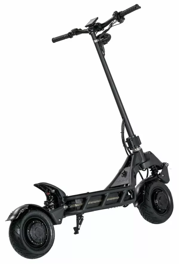 Nami Blast Max Electric Scooter Full Side Profile slightly from the rear