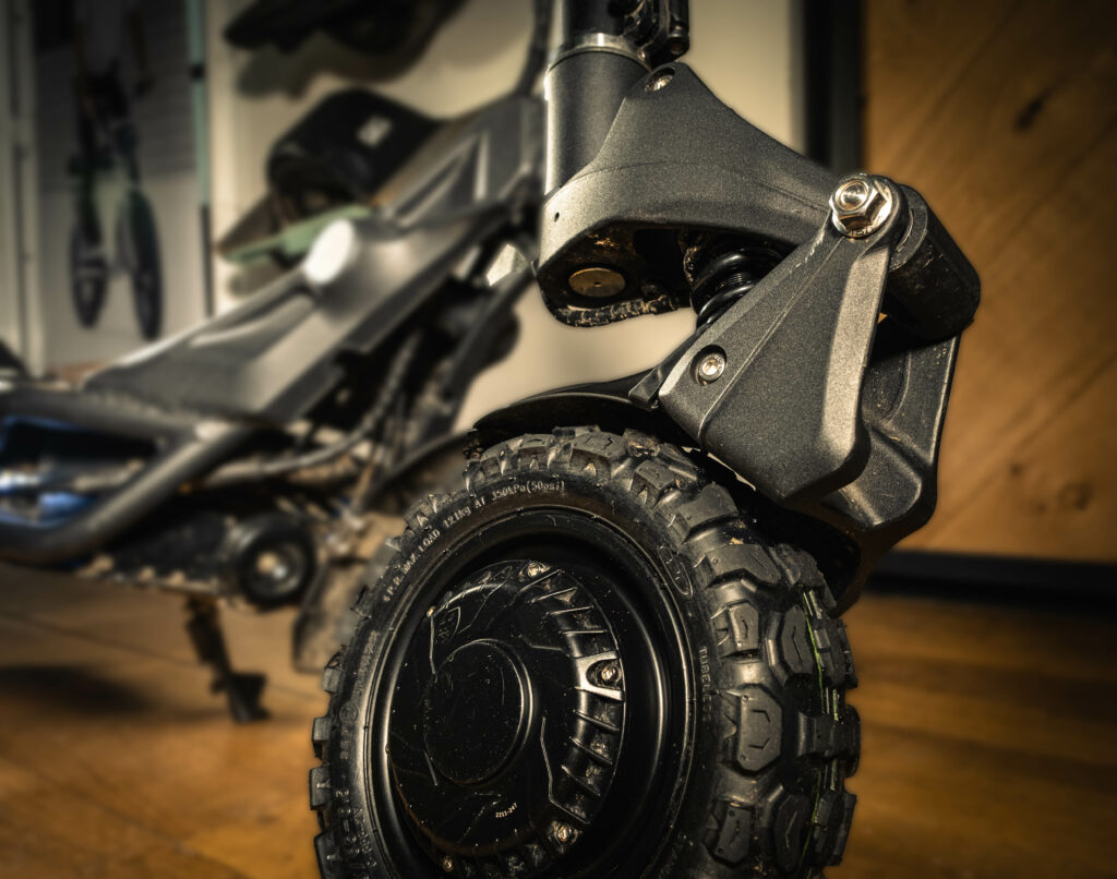 Nami Blast electric scooter front suspension
