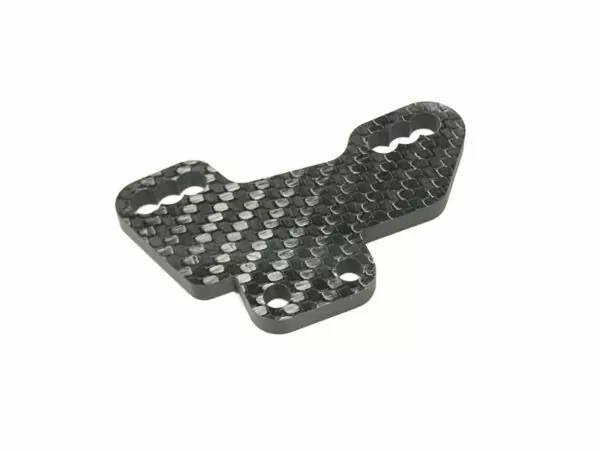 Dualtron Thunder Electric Scooter Brake Bracket made from carbon fibre pictured on a white background