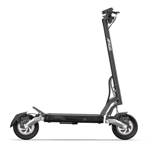 Apollo Phantom V3 2023 electric scooter on a white background full side profile with stem on the right