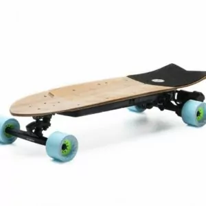 evolve electric skateboards blue wheels