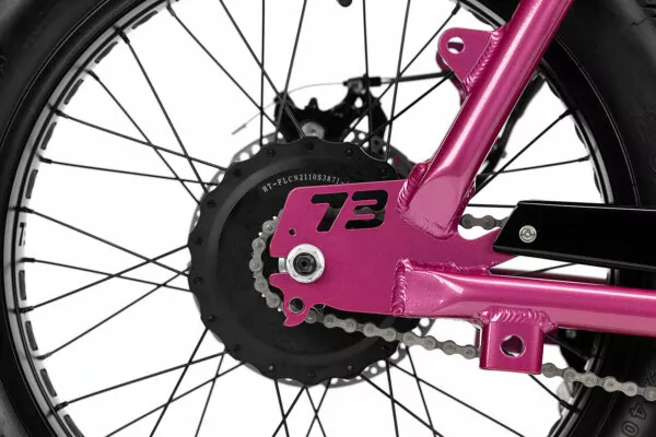 Super73 Z Prickly Pink Ebike Back Wheel