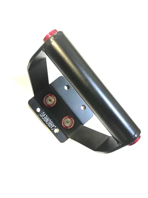 CARBON REVO TOW HANDLE FOR DUALTRON AND SPEEDWAY ELECTRIC SCOOTERS PICTURED ON A WHITE BACKGROUND