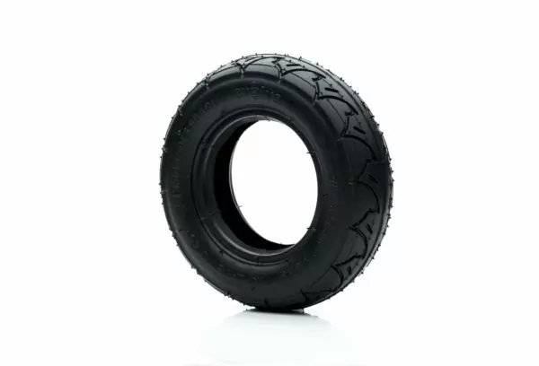 Evolve 175mm (7 inch) all terrain wheels in black on a white background