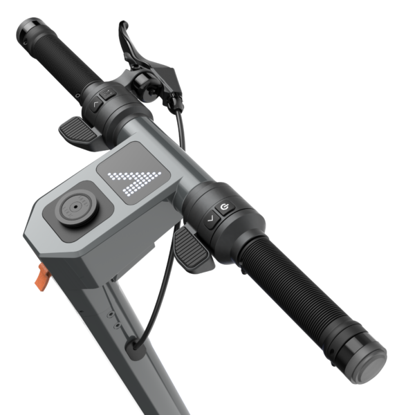 Apollo GO handlebars pictured from above on a white background