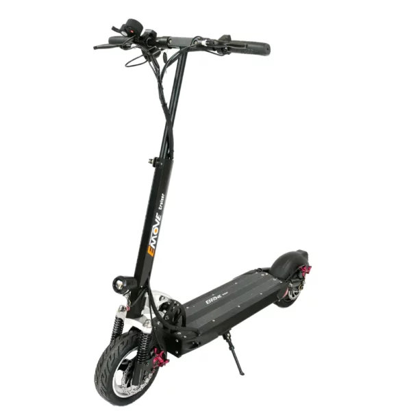 Emove Cruiser Electric Scooter in black on a white background