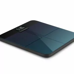 Amazfit Smart Scale - Aurora from a side angle on a white background
